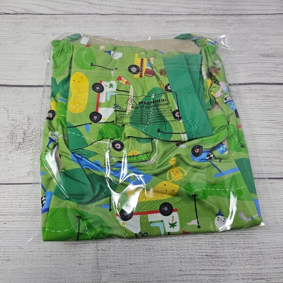 NIB Little Sleepies Fairway Fun Short Sleeve/Shorts PJ Set Size 18-24m - Picture 3 of 3